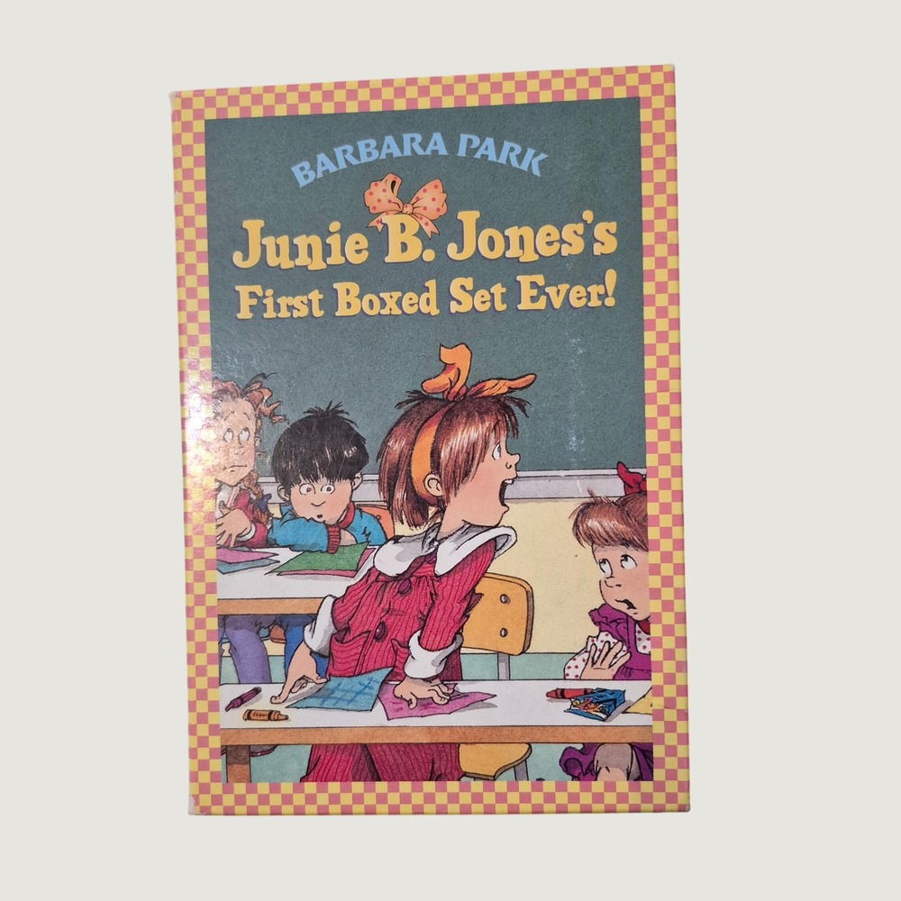 Barbara Park Junie B. Jones First Boxed Set Ever 4 Books Paperback Kids Series